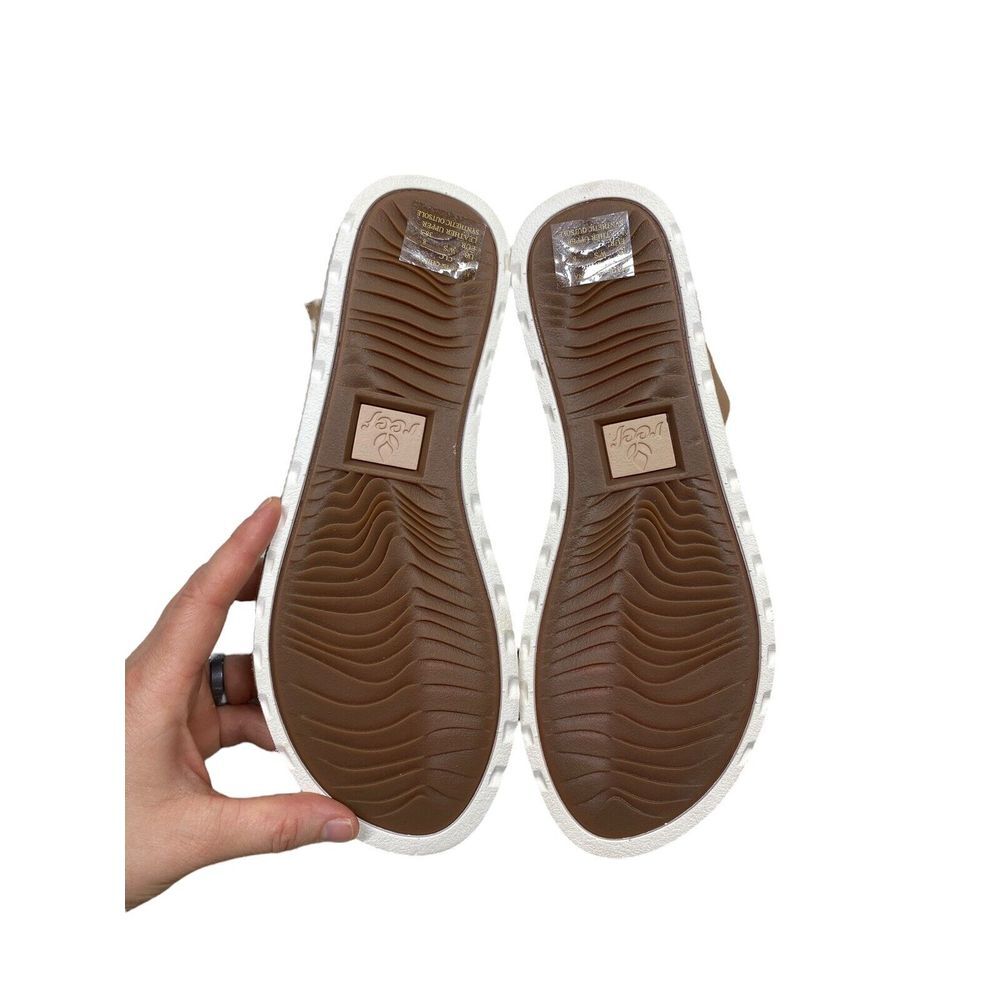 NEW REEF 'Voyage HI' Womens Sandals Gladiator High Leather Brown Strap - Size 8 - Picture 5 of 11